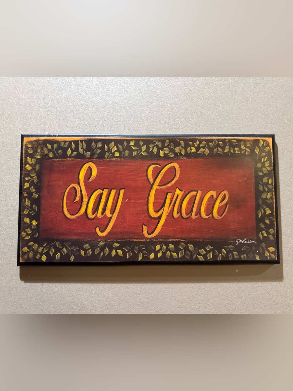 SAY GRACE Wall Art